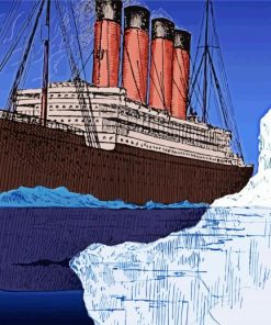 Titanic Sinks paint by numbers