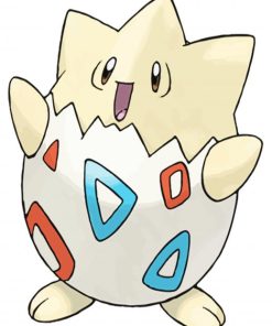 Togepi paint by number