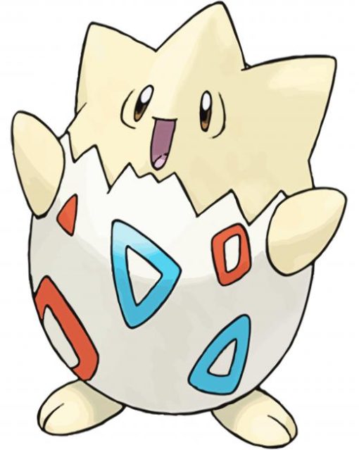 Togepi paint by number