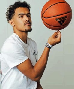 Trae Young Basketball Player paint by numbers