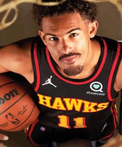 Trae Young paint by numbers