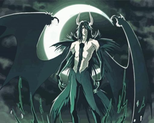 Ulquiorra Cifer Bleach paint by number