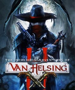 Van Helsing Horror Movie paint by numbers