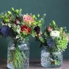 Vintage Flower Jars paint by numbers