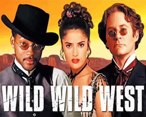 Wild Wild West Movie paint by numbers