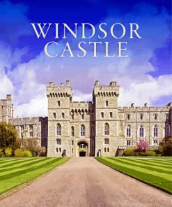 Windsor Castle Poster paint by numbers