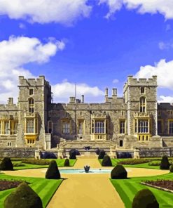 Windsor Castle Building paint by numbers