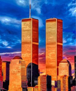 World Trade Center In New York Art paint by numbers