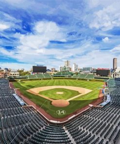 Wrigley Field paint by numbers