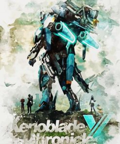 Xenoblade Chronicles Poster paint by numbers