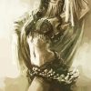 Abstract Belly Dancer paint by number