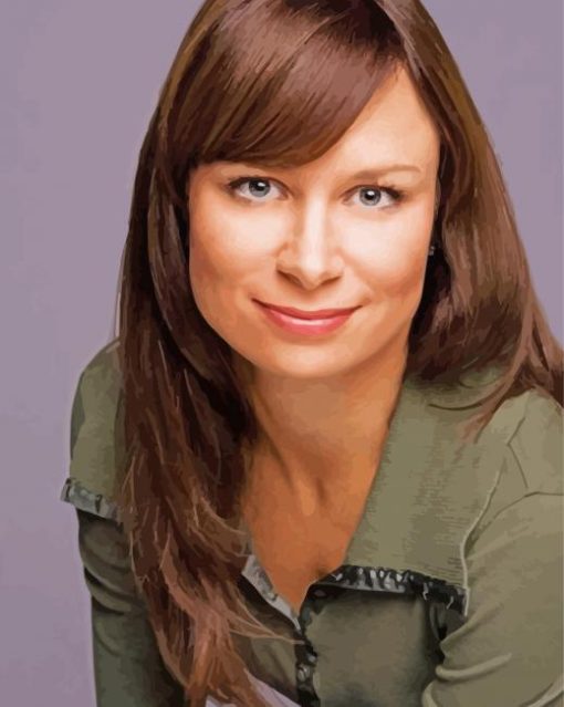 Actress Mary Lynn Rajskub paint by numbers