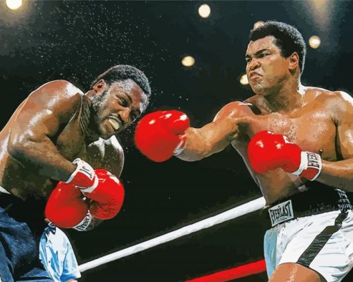 Aesthetic Ali And Frazier paint by number