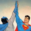 Aesthetic Batman And Superman paint by number