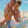 Couple Ballet Dancer paint by numbers