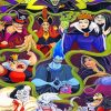 Aesthetic Disney Villains paint by number