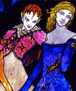 Harry Clarke paint by numbers