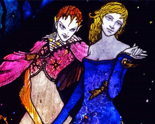 Harry Clarke paint by numbers