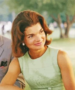 Aesthetic Jacqueline Kennedy Onassis paint by numbers