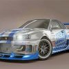 Aesthetic Skyline Car paint by number