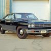 Black 1969 Plymouth Roadrunner paint by numbers