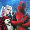 Aesthetic Harley And Deadpool paint by number