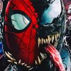 Aesthetic Spider-Man with Venom paint by number