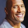 Aesthetic Dwayne Johnson paint by number