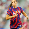 American Soccer Player Alex Morgan paint by numbers