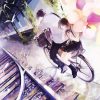 Anime Couple On Bicycle paint by numbers