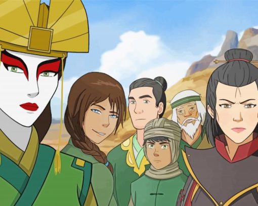 Avatar Rise Of Kyoshi paint by number