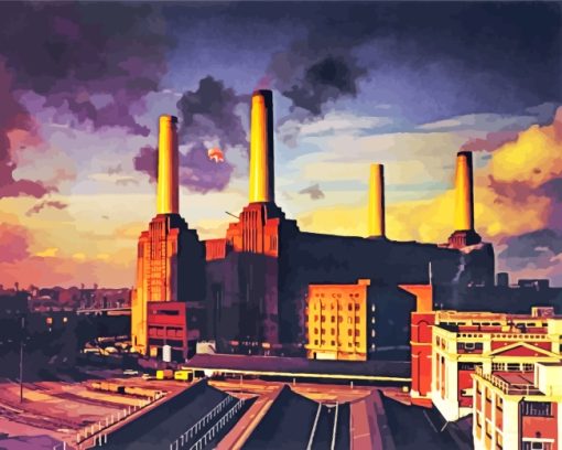 Battersea In South Of London paint by numbers