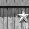 Black And White Barn Star paint by number