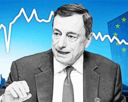 Black And White Mario Draghi paint by number