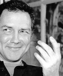 Black And White Norm Macdonald paint by numbers