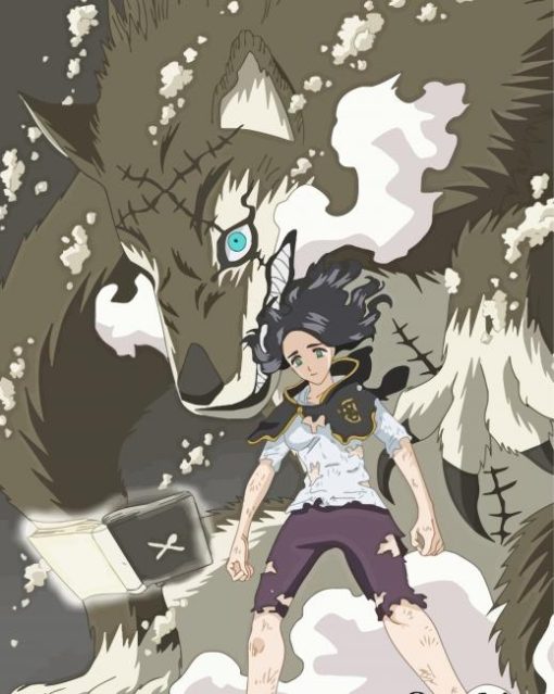 Black Clover Charmy paint by number
