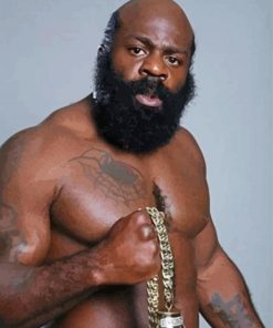 Boxer Kimbo Slice paint by number