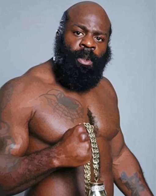 Boxer Kimbo Slice paint by number