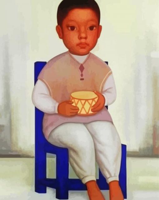 Boy Gustavo Montoya paint by number