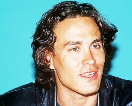 Brandon Lee Actor paint by numbers