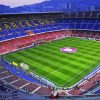 Camp Nou Stadium At Night paint by number