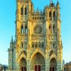 Cathedral Notre Dame Amiens paint by numbers