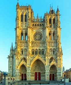 Cathedral Notre Dame Amiens paint by numbers