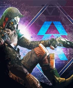 Cayde 6 Destiny Game Hunter paint by numbers