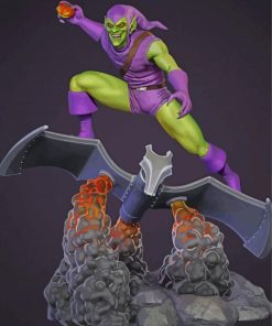 Cool Green Goblin paint by numbers