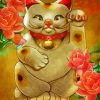 Cute Lucky Cat Art paint by numbers