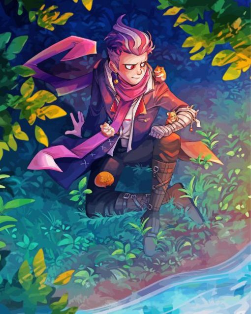 Dranganronpa Gundham Tanaka paint by numbers