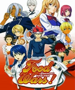 Food Wars Manga paint by numbers