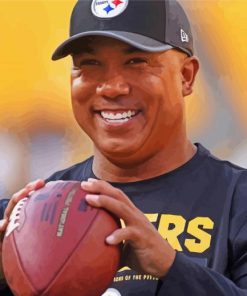 Football Coach Hines paint by number