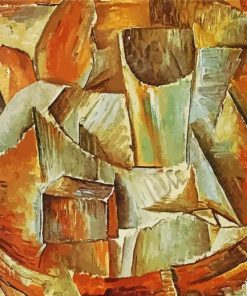 Glass On A Table By Georges Braque paint by numbers